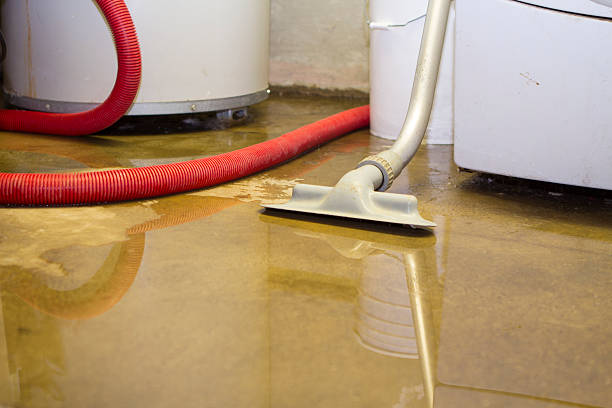 Water damage restoration process in TX